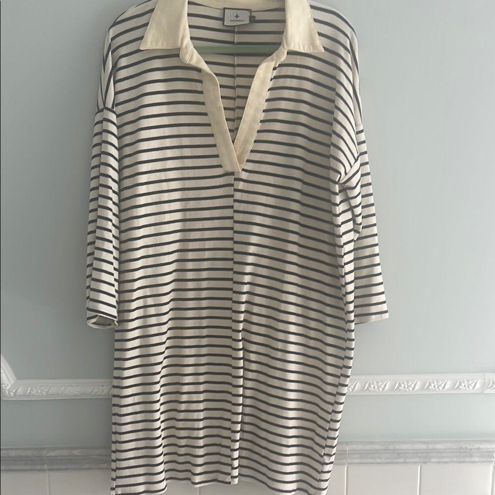 Striped Collared Shirt